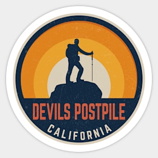 Devils Postpile California Hiking Sticker